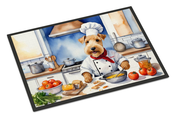 Lakeland Terrier The Chef Doormat 24H X 36W product image at NuMercy