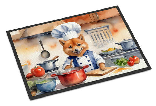 Finnish Spitz The Chef Doormat 24H X 36W product image at NuMercy