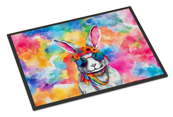 Hippie Animal Rabbit Doormat 24H X 36W DAC4032 product image at NuMercy