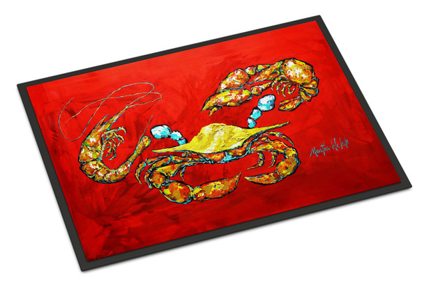 Seafood Sandwich Crab Shrimp Crawfish Doormat 24H X 36W product image at NuMercy
