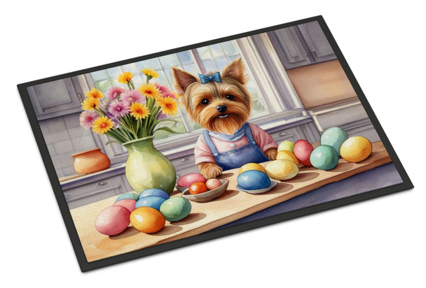 Decorating Easter Yorkshire Terrier Doormat 24H X 36W DAC6921 product image at NuMercy
