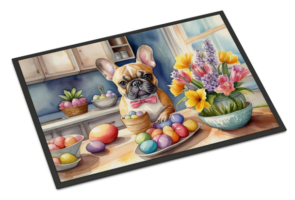 Decorating Easter French Bulldog Doormat 24H X 36W DAC6814 product image at NuMercy