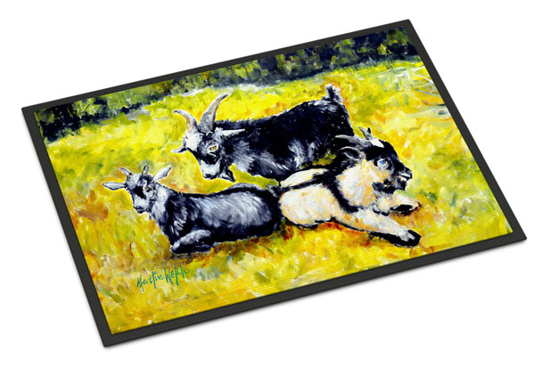 Scooter Pooter and Tooter Goats Doormat 24H X 36W product image at NuMercy