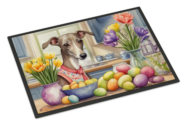 Decorating Easter Italian Greyhound Doormat 24H X 36W product image at NuMercy