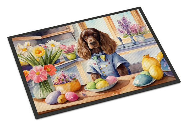 Decorating Easter English Cocker Spaniel Doormat 24H X 36W product image at NuMercy
