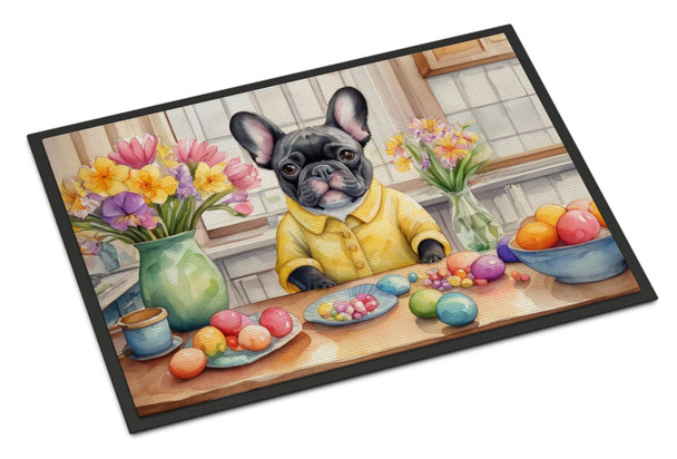 Decorating Easter French Bulldog Doormat 24H X 36W DAC6815 product image at NuMercy