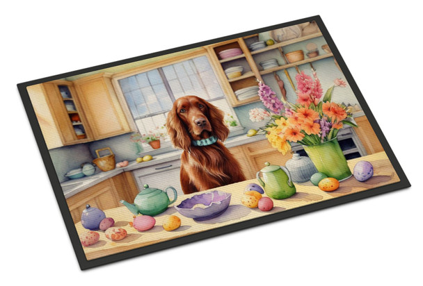 Decorating Easter Irish Setter Doormat 24H X 36W product image at NuMercy