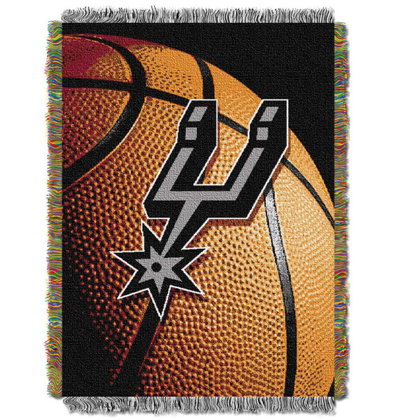 San Antonio Spurs NBA Photo Real Woven Tapestry Throw