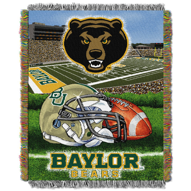 Baylor Bears Home Field Advantage Woven Tapestry Throw