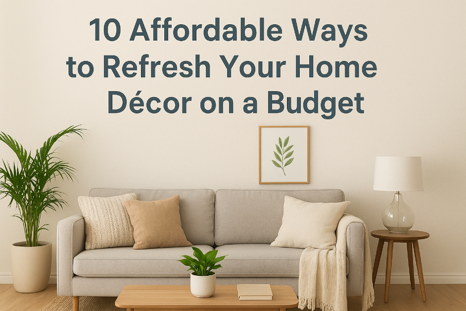 10 Affordable Ways to Refresh Your Home Décor on a Budget - NUMERCY LLC
