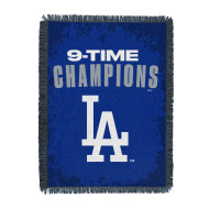 Los Angeles Dodgers 2025 MLB World Series Multi Champ Overdrive Woven Tapestry