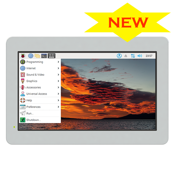 CPi-G070WR (7" Industrial Raspberry Pi Touch Panel PC) With CM5