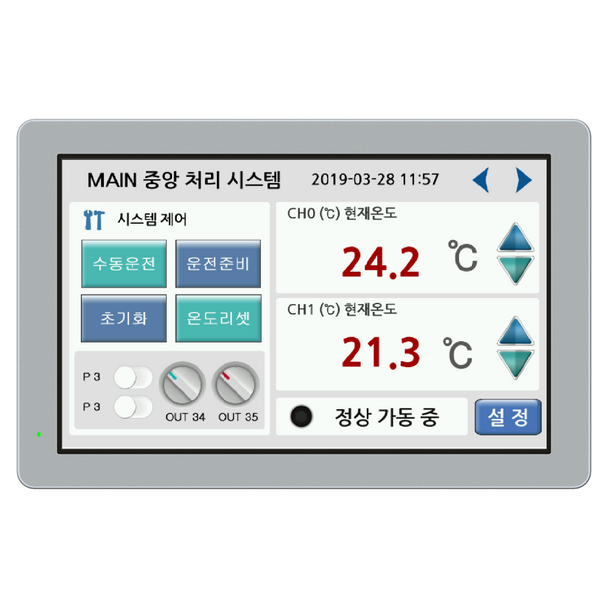 CHC-102WR - 10.2"  Water-Resistant Human Machine Interface (HMI)