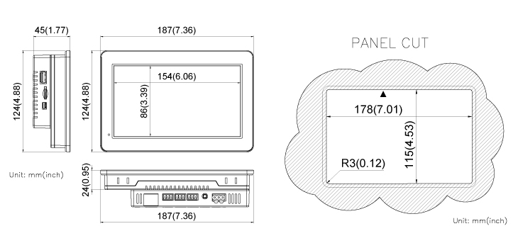 ComfileHMI Dimension
