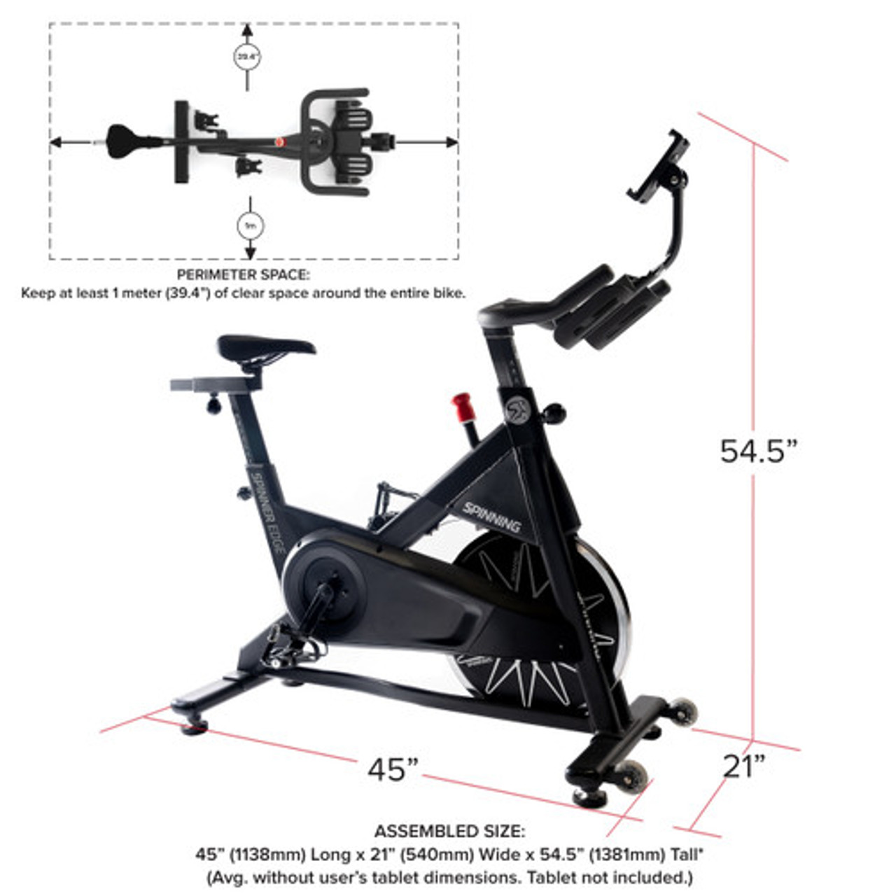 Shop the Spinning Edge Connected Spinner Bike Treadmill Outlet