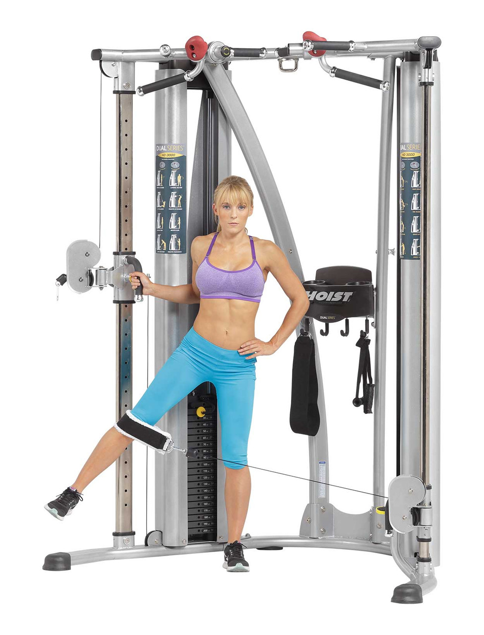 Shop the Hoist Fitness HD 3000 Dual Pulley Functional Trainer