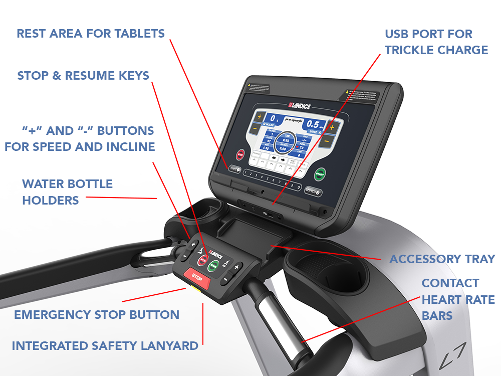 Shop the Landice L7 Ltd Treadmill - Pro Sports - Cardio