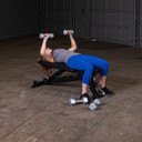 Body Solid Pro Clubline Adjustable Bench (Black) - Strength Training