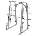 The Axiom Series Smith Rack provides the benefits of barbell lifting in a space efficient area and with a controlled, natural path of motion.