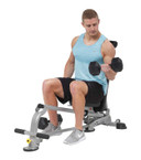 Hoist Fitness HF-5167 7 Position Folding F.I.D. Bench - Strength Training