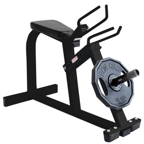 HAMMER STRENGTH PLATE-LOADED GRIPPER (Charcoal Frame / Black Upholstery