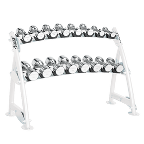 Hoist Fitness CF-3462-2 2-Tier Beauty Bell Rack