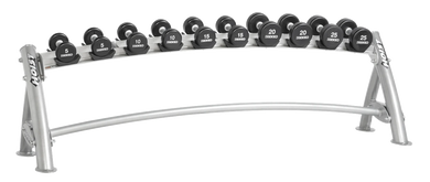 Hoist Fitness CF-3461-1 1-Tier Dumbbell Rack - Strength Training