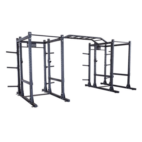 Body Solid Commercial Extended Double Power Rack Package