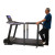 HCI Fitness RehabMill - Affordable Safe at Home Walking Treadmill for Seniors with Elevation