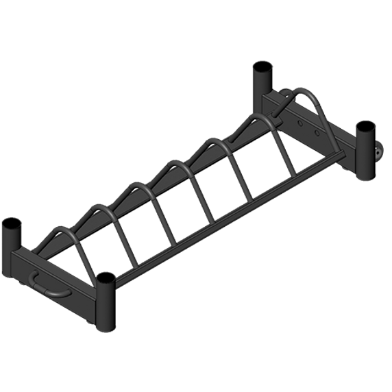 Throwdown Bumper Plate Storage Cart - Cardio