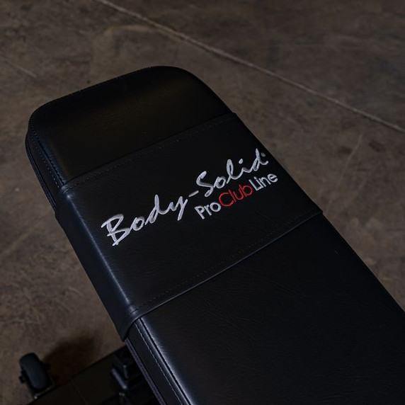 Body Solid Pro Clubline Adjustable Bench (Black) - Strength Training