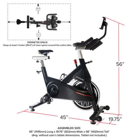 Spinning Blade Connected Spinner® Bike - Cardio
