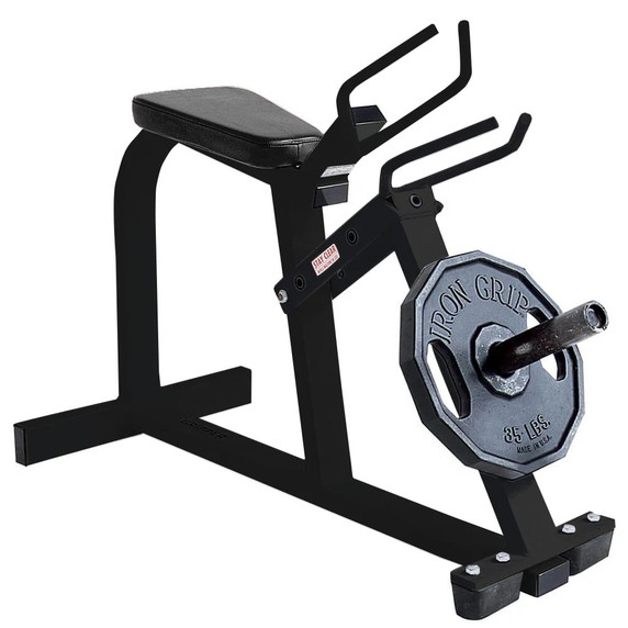 HAMMER STRENGTH PLATE-LOADED GRIPPER (Charcoal Frame / Black Upholstery
