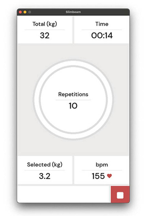 SlimBeam Monitor - Strength Training