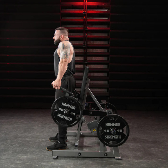 Hammer Strength Plate-Loaded Seated/Standing Shrug