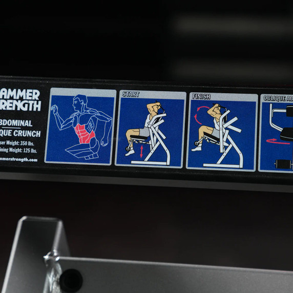 Hammer Strength Plate-Loaded Abdominal Oblique Crunch