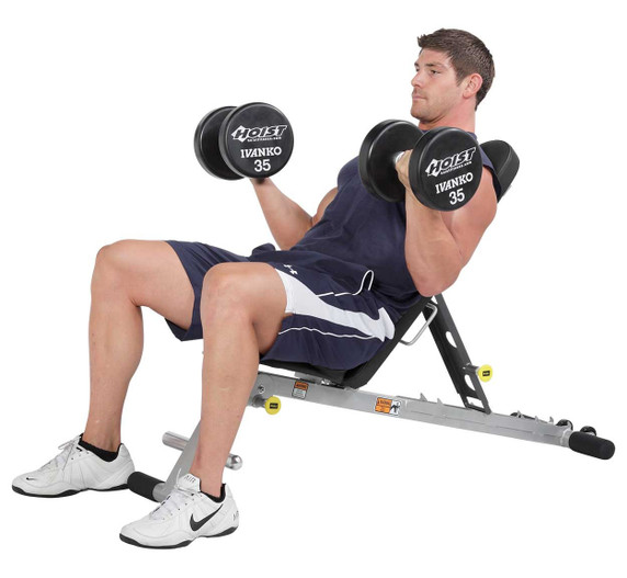 Shop the Hoist Fitness HF-4145 Folding Multi Bench - Treadmill Outlet