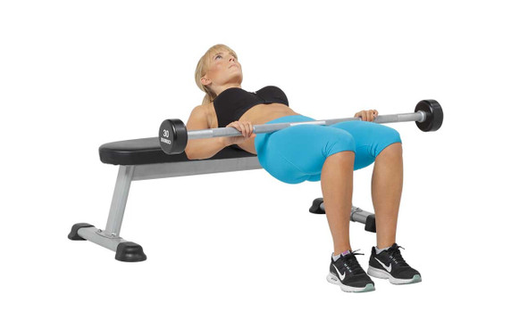 Hoist Fitness HF-5163 Flat Utility Bench - Strength Training
