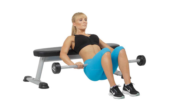 Hoist Fitness HF-5163 Flat Utility Bench - Strength Training