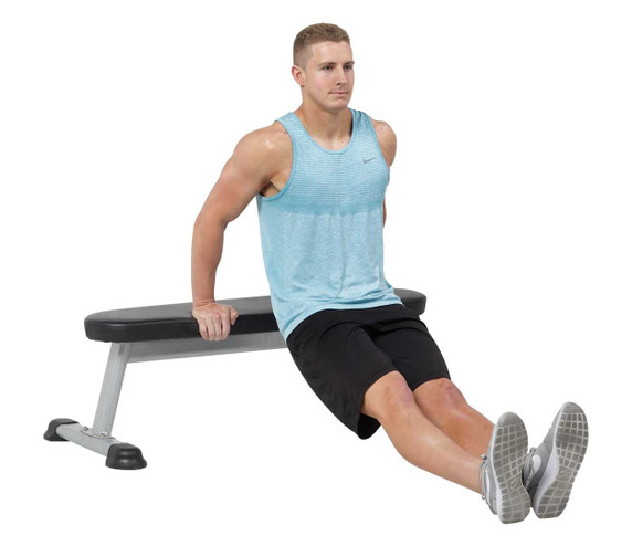 Hoist Fitness HF-5163 Flat Utility Bench - Strength Training