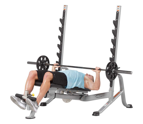 Hoist Fitness HF-5170 7 Position F.I.D. Olympic Bench - Strength Training
