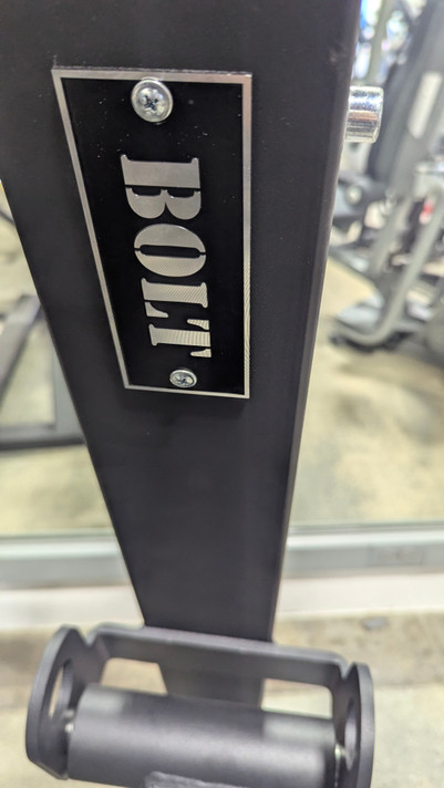 Bolt Fitness Classic Series Poseidon Plate Loaded Seated Incline Chest Press