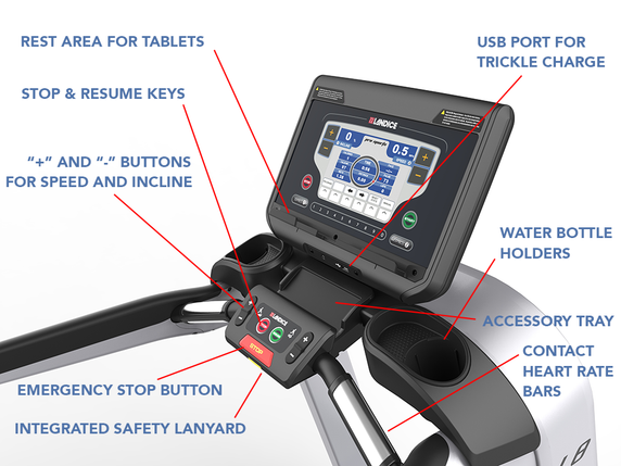 Landice L8 Ltd Treadmill - Pro Sports - Cardio