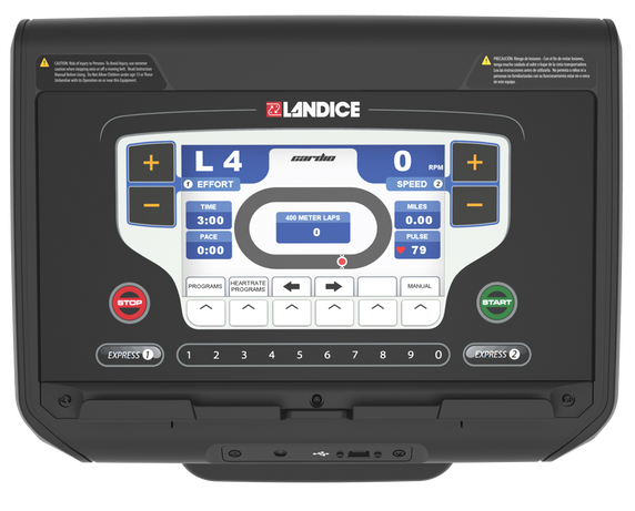 Landice U9 Upright Bike - Cardio