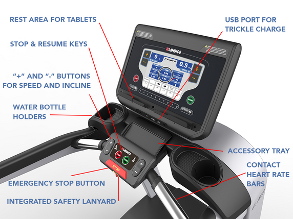 Landice L10 Club Treadmill - Pro Sports - Cardio