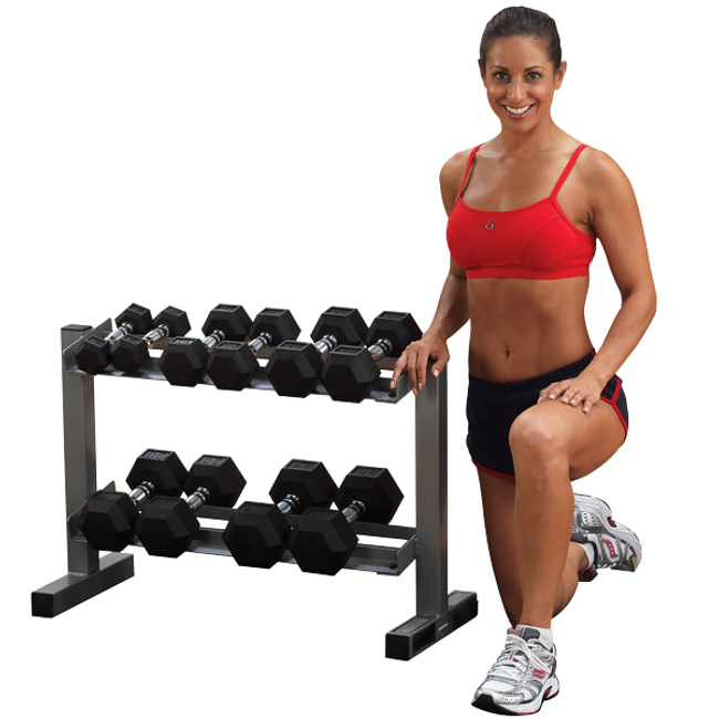 Body Solid Powerline Dumbbell Rack