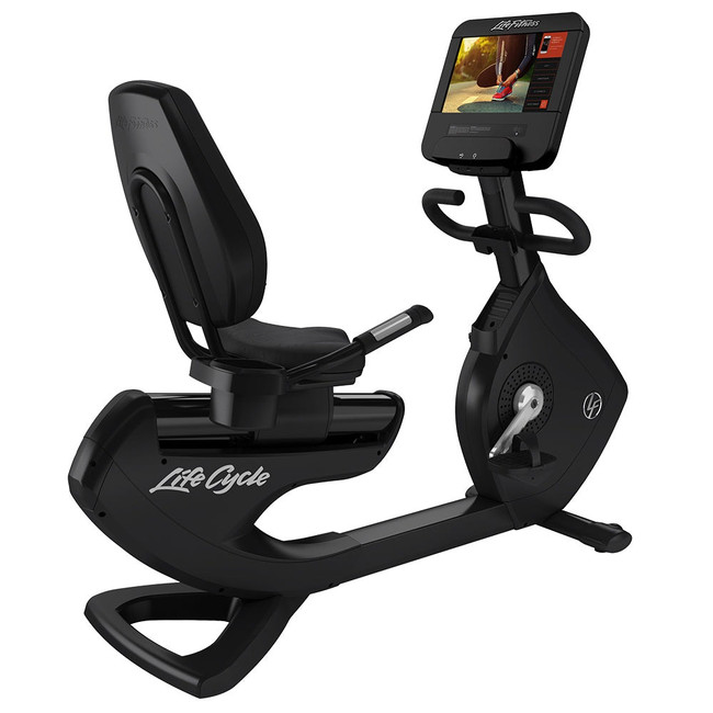 Life Fitness Platinum Club Series Recumbent Lifecycle Exercise Bike