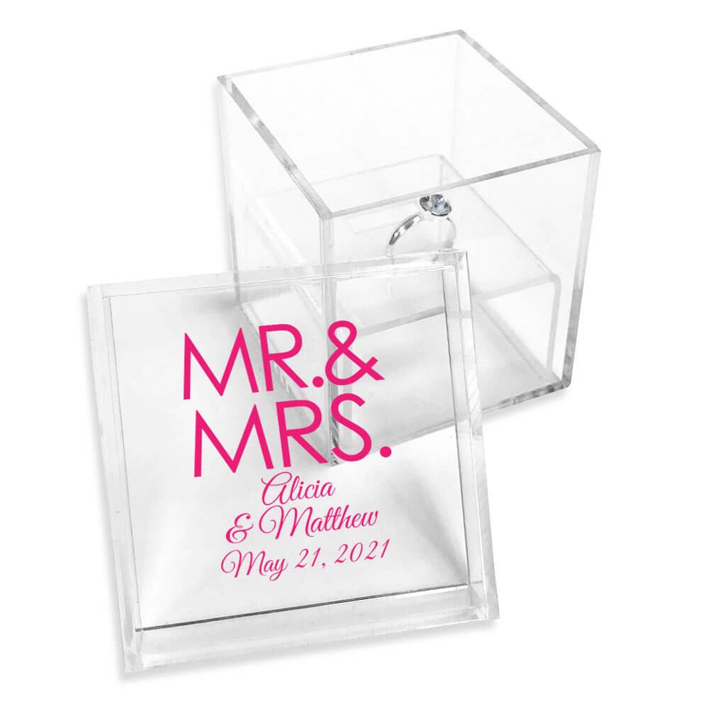 ring box acrylic