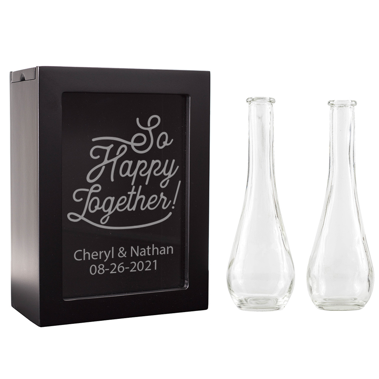 personalized unity sand ceremony shadow box