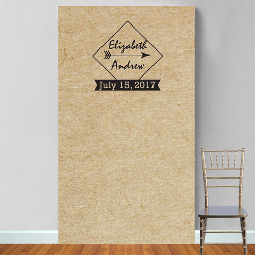 Personalized Love Struck Photo Booth Backdrop